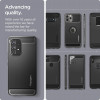 Coque arrière Spigen Rugged Armor pour Samsung Galaxy A53 - Noir 4