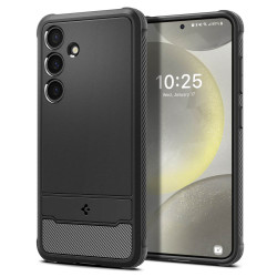 Coque arrière Spigen Rugged Armor pour Samsung Galaxy S24 FE - Noir mat
