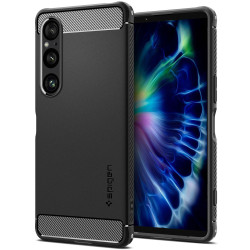 Coque arrière Spigen Rugged Armor pour Sony Xperia 1 VI - Noir