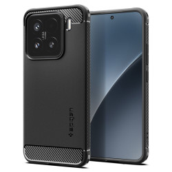 Coque arrière Spigen Rugged Armor pour Xiaomi 15 - Noir