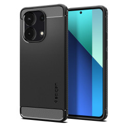 Coque arrière Spigen Rugged Armor pour Xiaomi Redmi Note 13 4G - Noir