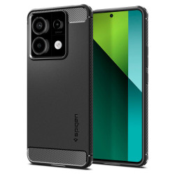 Coque arrière Spigen Rugged Armor pour Xiaomi Redmi Note 13 Pro 5G / Xiaomi Poco X6 - Noir