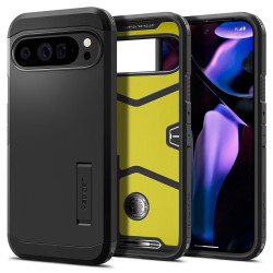 Coque arrière Spigen Tough Armor pour Google Pixel 9 Pro XL - Noir