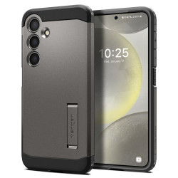 Coque arrière Spigen Tough Armor pour Samsung Galaxy S24 - Gris foncé