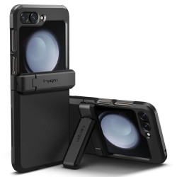 Coque arrière Spigen Tough Armor Pro pour Samsung Galaxy Z Flip 5 - Noir