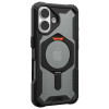 Coque arrière UAG Plasma XTE Kickstand avec MagSafe pour Apple iPhone 16 - Orange/Noir 2