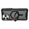 Coque arrière UAG Plasma XTE Kickstand avec MagSafe pour Apple iPhone 16 Pro Max - Orange/Noir 3