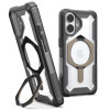 Coque arrière UAG Plasma XTE Kickstand avec MagSafe pour Apple iPhone 16 - Titane/Noir 0