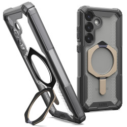 Coque arrière UAG Plasma XTE Kickstand avec MagSafe pour Samsung Galaxy S25 Plus - Titane/Noir