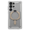 Coque arrière UAG Plasma XTE Kickstand avec MagSafe pour Samsung Galaxy S25 Ultra - Transparent/Titane 2