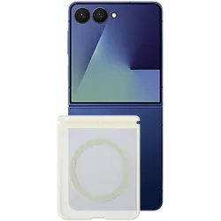 Coque arrière Blueo Skin Friendly Frosted Anti-Drop MagSafe pour Samsung Galaxy Z Flip 8 - Gris clair