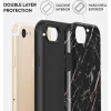 Coque arrière Burga Tough pour Apple iPhone SE 2022/2020 / iPhone 7/8 - Rose Gold Marble 2