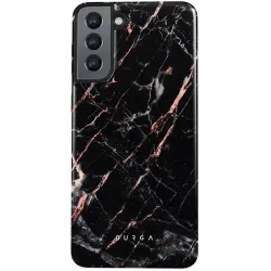 Coque arrière Burga Tough pour Samsung Galaxy S22 - Rose Gold Marble