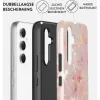 Coque arrière Burga Tough pour Samsung Galaxy A55 - Golden Coral 1