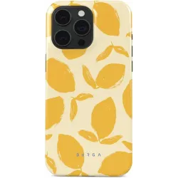 Coque arrière Burga Tough pour Apple iPhone 15 Pro - Lemon Tart