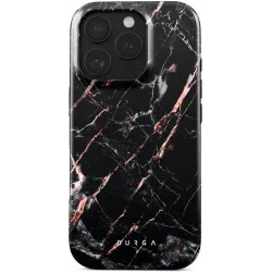 Coque arrière Burga Tough pour Apple iPhone 16 Pro Max - Rose Gold Marble