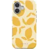 Coque arrière Burga Tough avec MagSafe pour Apple iPhone 16 - Lemon Tart