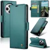 Coque portefeuille CASEME Litchi Texture pour Xiaomi Redmi 14C / Xiaomi Poco C75 - Vert