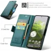 Coque portefeuille CASEME Litchi Texture pour Google Pixel 9a - Vert 9