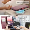 Coque portefeuille CASEME Litchi Texture pour Google Pixel 9a - Rouge 7