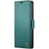 Coque portefeuille CASEME Litchi Texture pour Samsung Galaxy S25 Plus - Vert 4