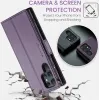 Coque portefeuille CASEME Litchi Texture pour Samsung Galaxy S25 Ultra - Violet 11