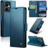 Coque portefeuille CASEME Litchi Texture pour Oppo Reno13 F 4G/5G / Reno13 FS 5G - Bleu