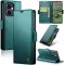 Coque portefeuille CASEME Litchi Texture pour Oppo Reno13 F 4G/5G / Reno13 FS 5G - Vert