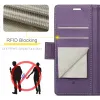 Coque portefeuille CASEME Litchi Texture pour Oppo Reno13 F 4G/5G / Reno13 FS 5G - Violet 5