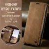 Coque portefeuille CASEME Retro Texture pour OnePlus 13 - Marron clair 4