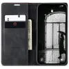 Coque portefeuille CASEME Retro Texture pour Apple iPhone 17e/16e - Noir 6