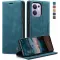 Coque portefeuille CASEME Retro Texture pour Oppo Reno13 F 4G/5G / Reno13 FS 5G - Bleu