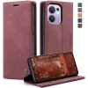 Coque portefeuille CASEME Retro Texture pour Oppo Reno13 F 4G/5G / Reno13 FS 5G - Bordeaux
