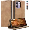 Coque portefeuille CASEME Retro Texture pour Oppo Reno13 F 4G/5G / Reno13 FS 5G - Marron clair