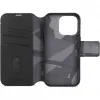 Coque portefeuille en cuir véritable Decoded en cuir véritable 2-en-1 pour Apple iPhone 15 Pro - Noir 4