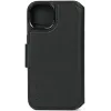 Coque portefeuille en cuir véritable Decoded en cuir véritable 2-en-1 pour Apple iPhone 15 - Noir