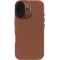 Coque arrière Decoded en cuir véritable pour Apple iPhone 16 - Tan