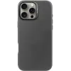 Coque arrière Decoded en cuir véritable pour Apple iPhone 16 Pro Max - Noir