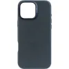 Coque arrière Decoded en cuir véritable pour Apple iPhone 16 Pro Max - Navy 2