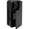 Coque portefeuille en cuir véritable Decoded en cuir véritable 2-en-1 pour Apple iPhone 16 - Noir 3