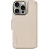 Coque portefeuille en cuir véritable Decoded en cuir véritable 2-en-1 pour Apple iPhone 16 Pro - Clay