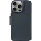 Coque portefeuille détachable Decoded en cuir véritable 2-en-1 pour Apple iPhone 16 Pro - Navy