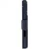 Coque portefeuille détachable Decoded en cuir véritable 2-en-1 pour Apple iPhone 16 Pro - Navy 3
