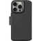 Coque portefeuille en cuir véritable Decoded en cuir véritable 2-en-1 pour Apple iPhone 16 Pro - Noir