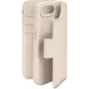 Coque portefeuille en cuir véritable Decoded en cuir véritable 2-en-1 pour Apple iPhone 17e/16e - Clay