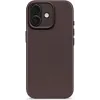Coque arrière Decoded en cuir véritable pour Apple iPhone 17 - Chocolate Brown