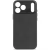 Coque arrière Decoded en cuir véritable pour Apple iPhone 17 Pro - Noir 7