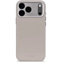 Coque arrière Decoded en cuir véritable pour Apple iPhone 17 Pro Max - Solid Clay