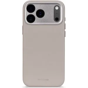Coque arrière Decoded en cuir véritable pour Apple iPhone 17 Pro Max - Solid Clay