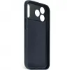 Coque arrière Decoded en cuir véritable pour Apple iPhone 17 Pro Max - Navy Shadow 3